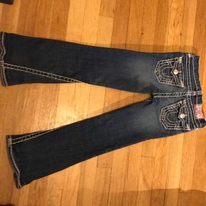 True Religion Wide Leg Jeans